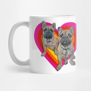 A heart full of Frenchies! Mug